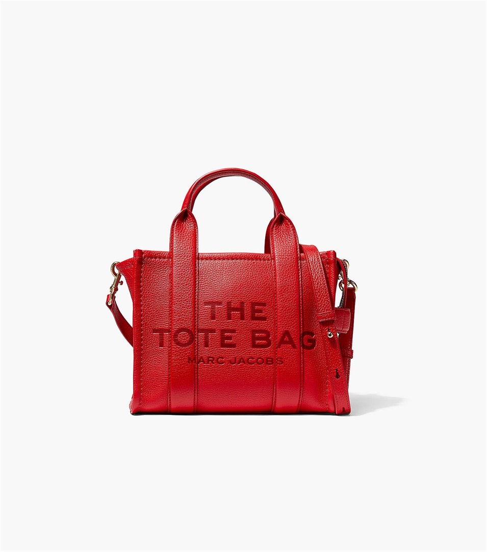 Bolso Tote Marc Jacobs The Leather Mini Mujer Rojas | Peru-41283