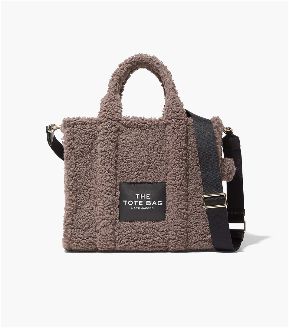 Bolso Tote Marc Jacobs The Teddy Medium Mujer Gris | Peru-98065