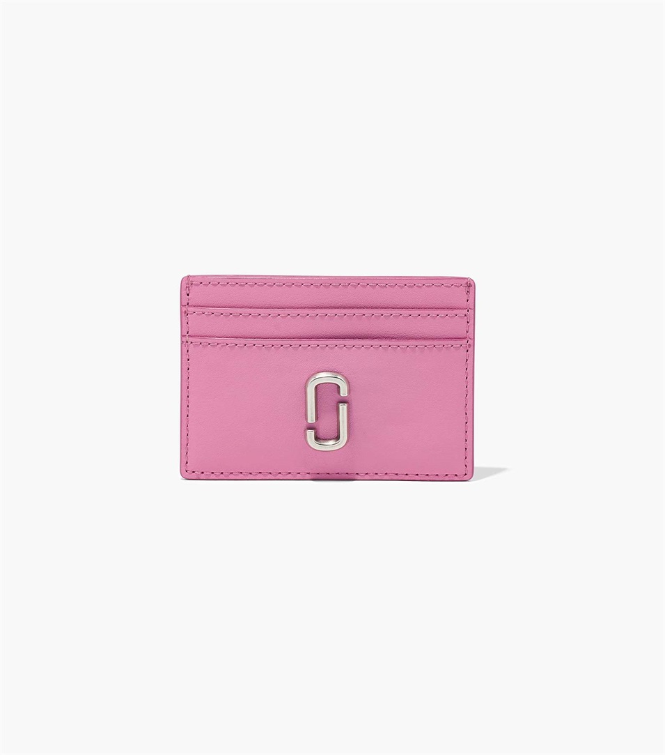 Carteras Marc Jacobs The J Marc Card Case Mujer Rosas | Peru-32940