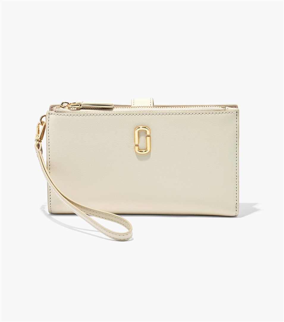 Carteras Marc Jacobs The J Marc Phone Wristlet Mujer Blancas | Peru-14608