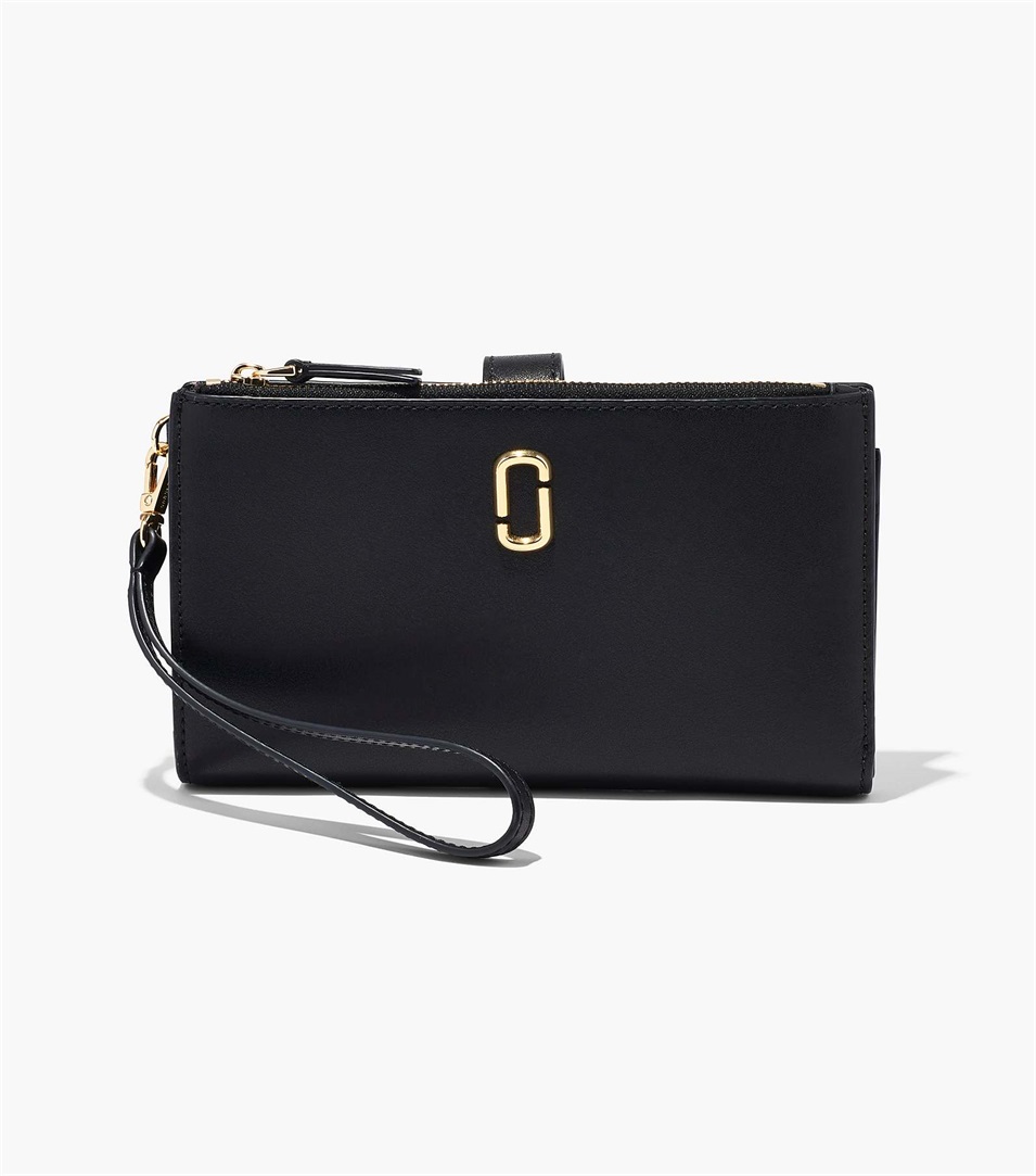 Carteras Marc Jacobs The J Marc Phone Wristlet Mujer Negras | Peru-90185