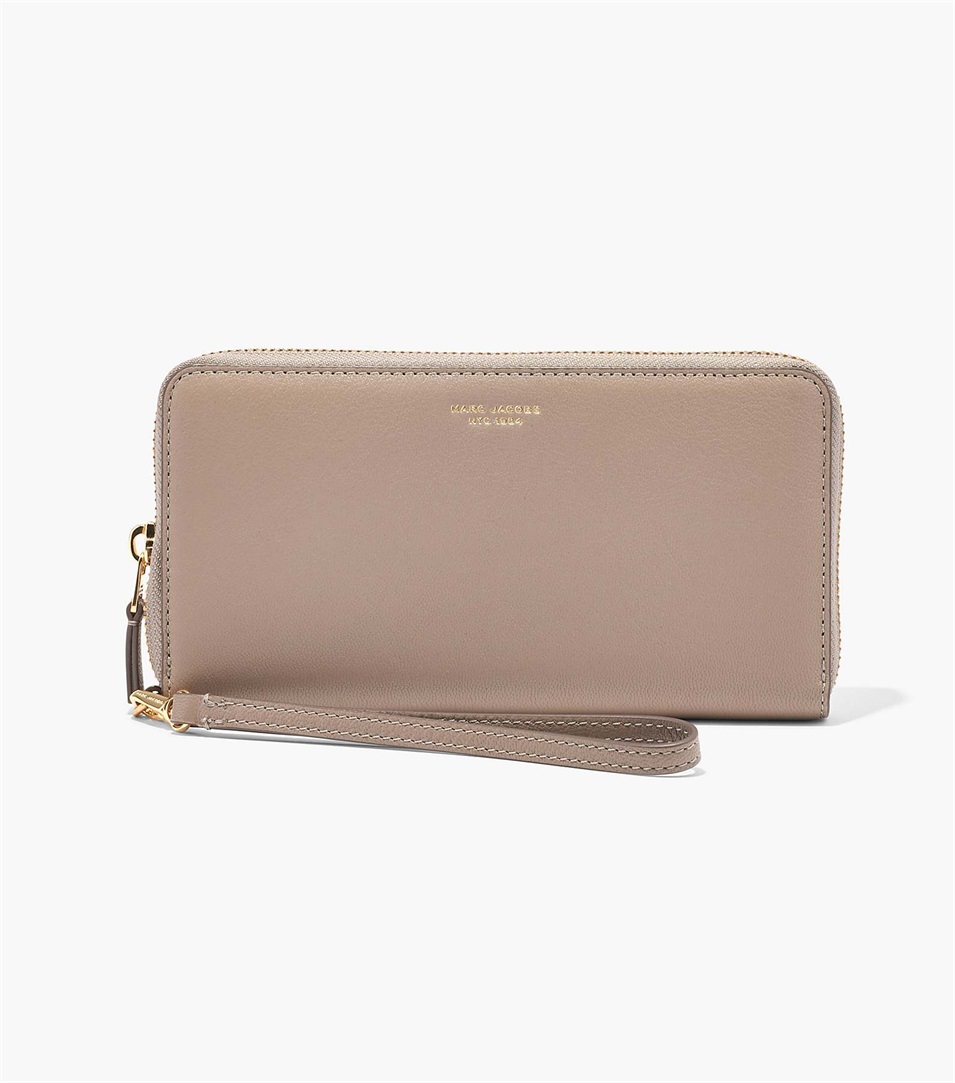 Carteras Marc Jacobs The Slim 84 Continental Wristlet Mujer Marrones | Peru-04152