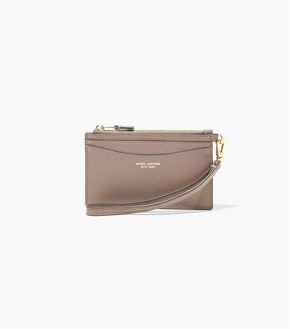 Carteras Marc Jacobs The Slim 84 Top Zip Wristlet Mujer Marrones | Peru-90532