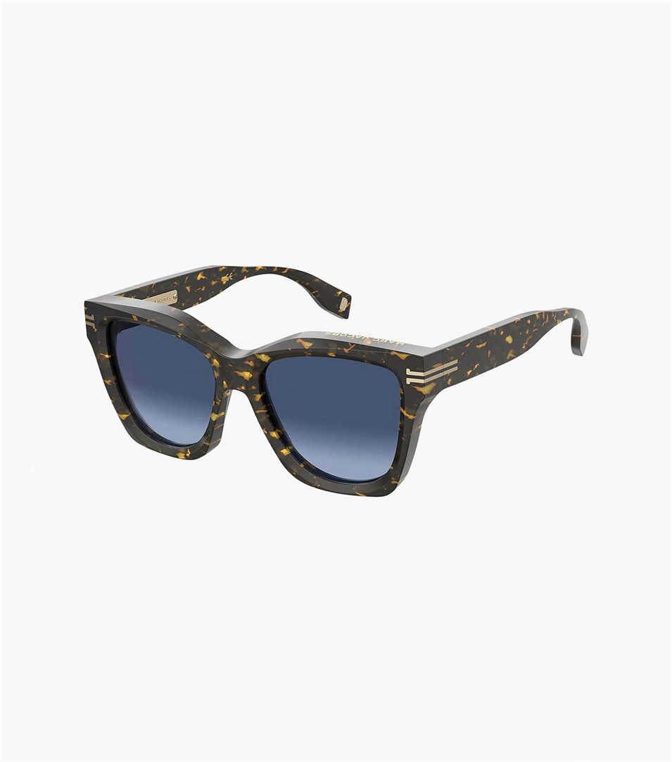 Gafas de Sol Marc Jacobs Icon Edge Oversized Square Mujer Negras | Peru-24086