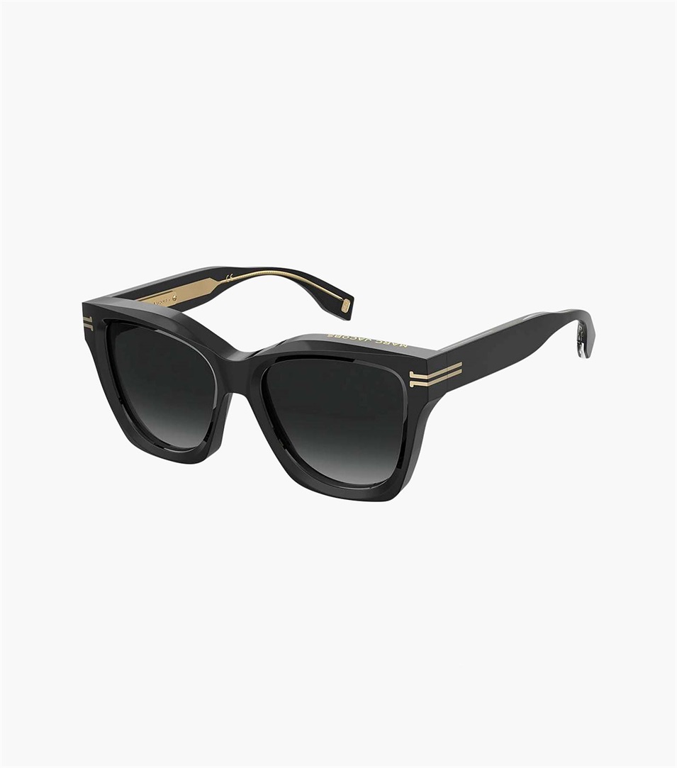 Gafas de Sol Marc Jacobs Icon Edge Oversized Square Mujer Negras | Peru-68403