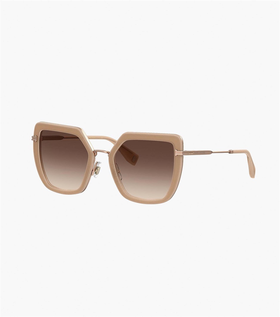 Gafas de Sol Marc Jacobs Icon Oversized Butterfly Mujer Doradas | Peru-24690