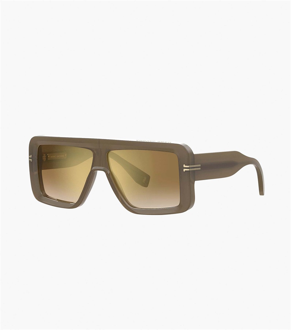 Gafas de Sol Marc Jacobs Icon Rectangular Mujer Verde Oliva | Peru-73051