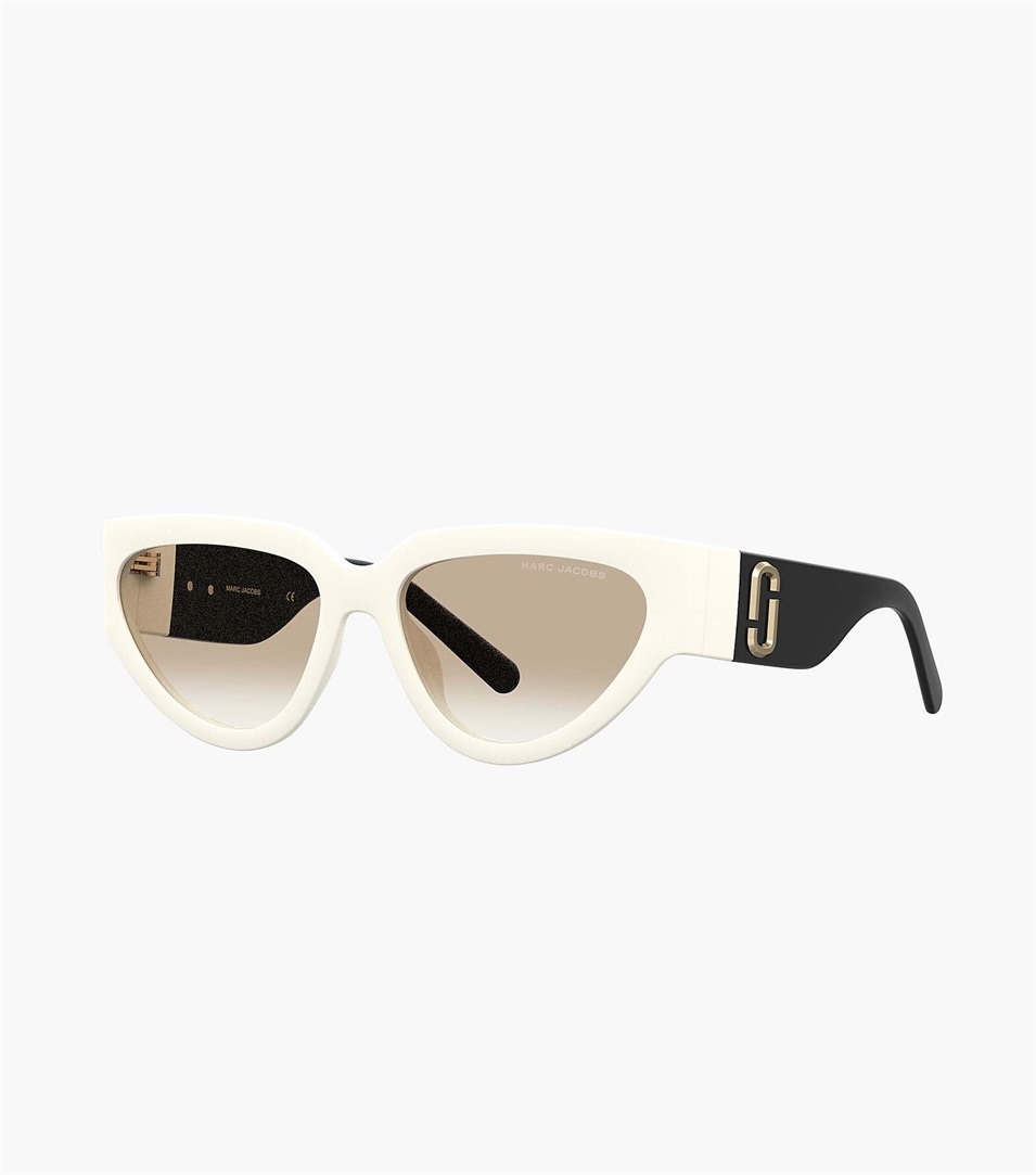 Gafas de Sol Marc Jacobs J Marc Cat Eye Mujer Blancas Negras | Peru-21430