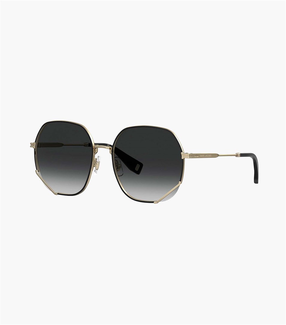 Gafas de Sol Marc Jacobs Round Hexagon Metal Mujer Doradas Negras | Peru-54123