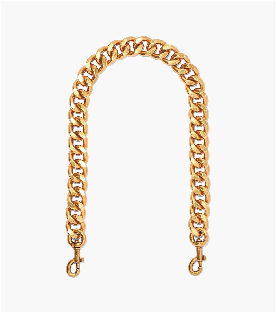 Strap Marc Jacobs The Chainlink Shoulder Mujer Doradas | Peru-19053